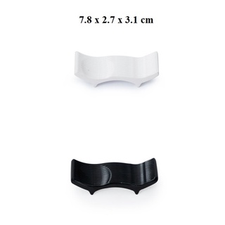 Gác đũa nhựa melamine màu đen/trắng size 7.8 x 2.7 x 3.1 cm