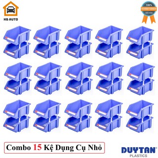 Bộ 15 Kệ Nhựa Dụng Cụ Nhỏ Cao Cấp Duy Tân (12 x 18 x 8 cm) No.716