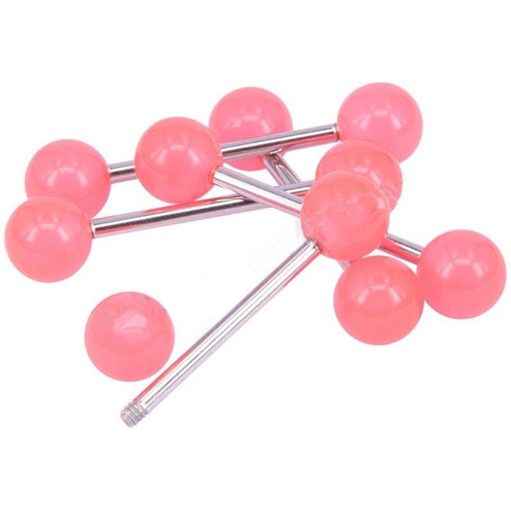 Set 10 Khuyên Rốn / Lưỡi Đính Đá Phát Sáng Thời Trang