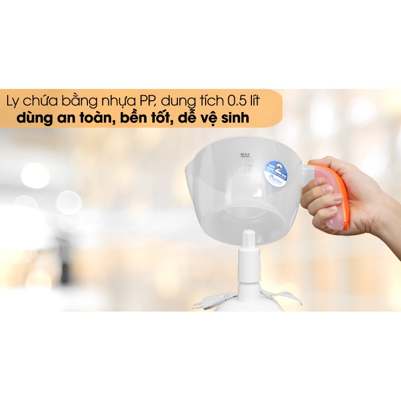 Máy vắt cam Bluesstone CJB-1127, Công suất 30W, Nhựa PP an toàn sức khỏe, Bảo hành 24 tháng