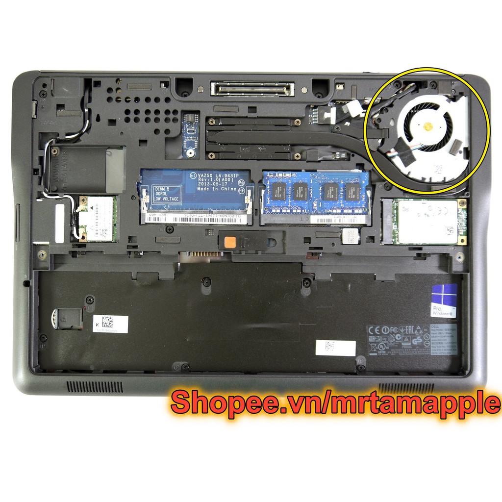 QUẠT LAPTOP DELL E7240 - Latitude E7240 (0GVH35)