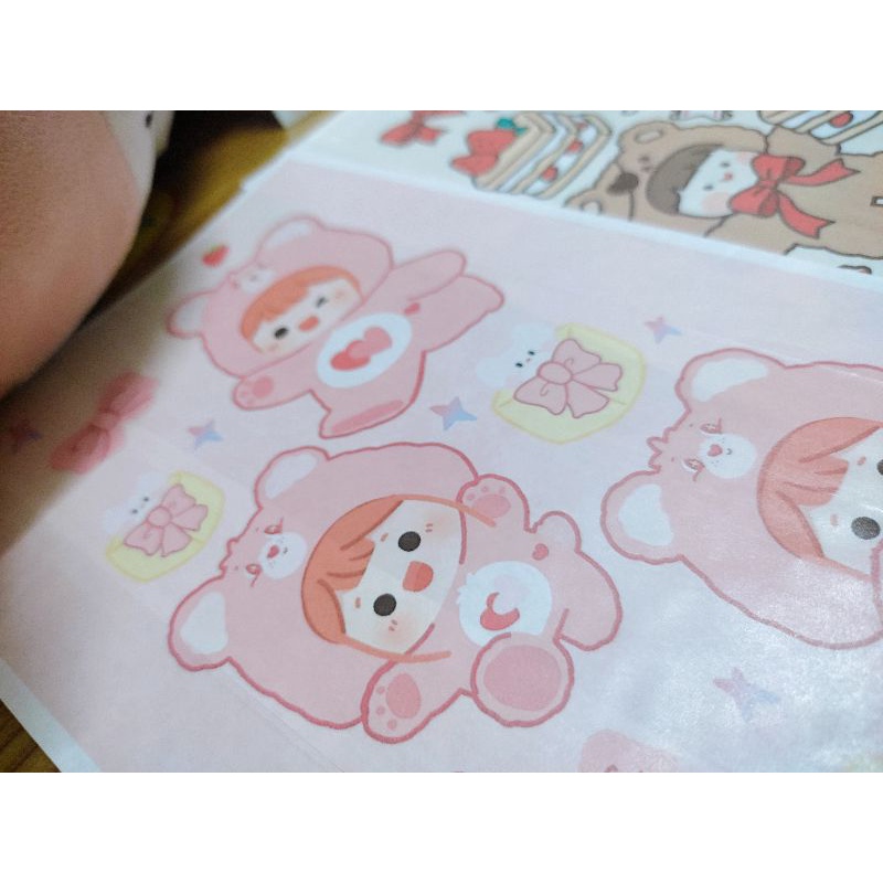 Túi gói hàng, gói quà hình bé thỏ, gấu đáng yêu