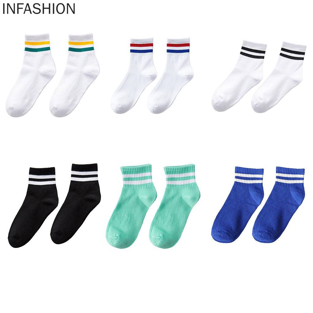 Đôi Tất Cotton Thể Thao Thoáng Khí Cho Nam Và Nữ