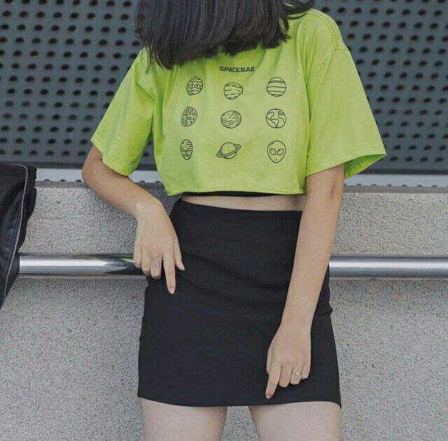 Áo Croptop in MOTTOR (Hình Thật)