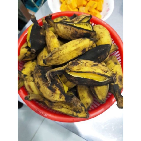 Trái chuối sáp tươi mua về nấu vườn Vĩnh Long trồng sẵn kho tp hcm