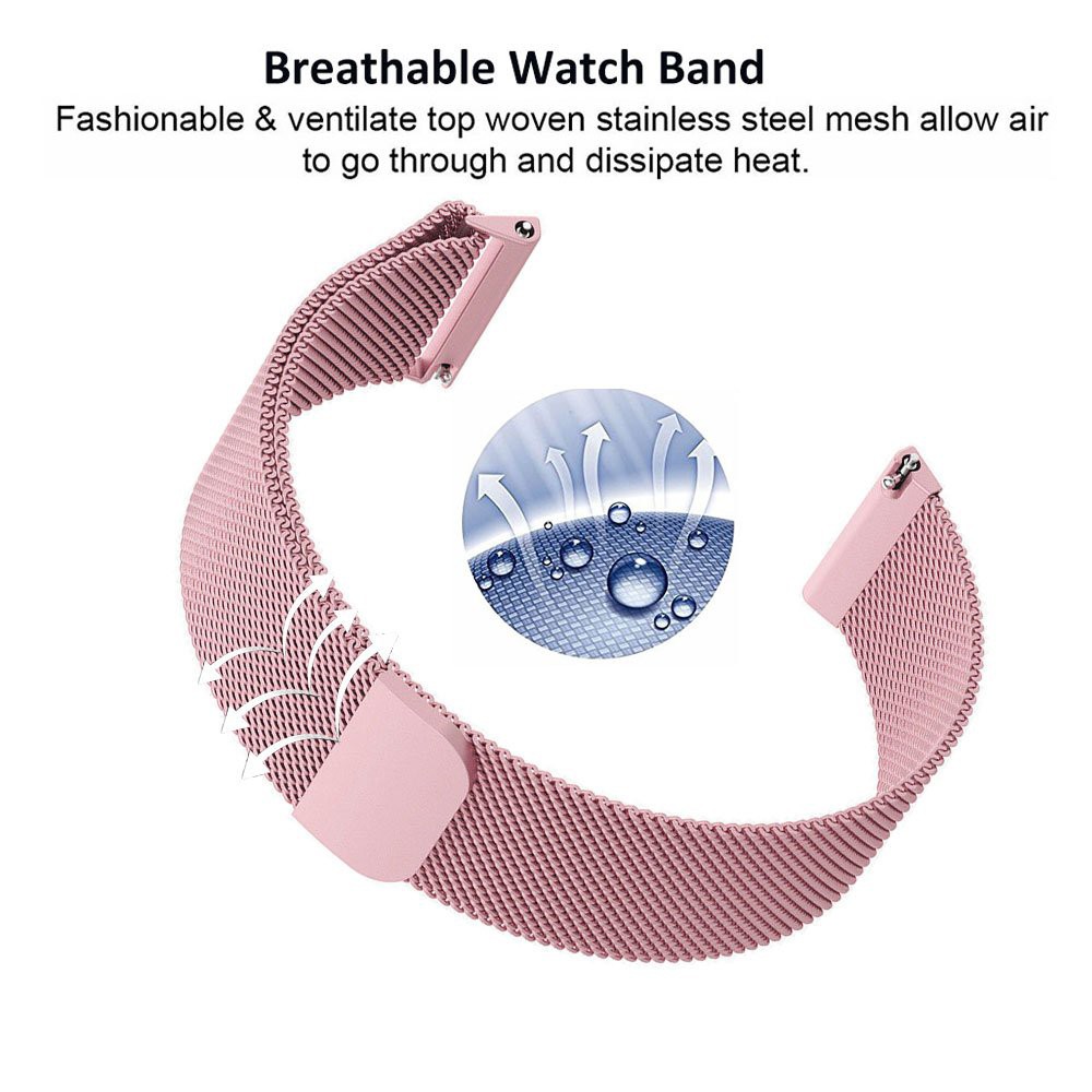 Dây đeo inox Milanese cho đồng hồ thông minh Fitbit Versa 2 / Versa Lite