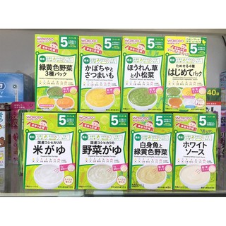 Bột ăn dặm wakodo nhật đủ vị bé 5 tháng