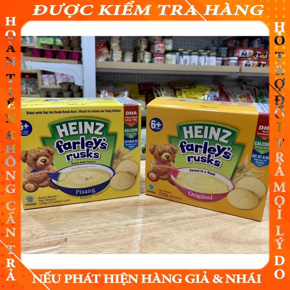 Bánh quy ăn dặm Heinz Farley's cho bé từ 6 tháng phanloi