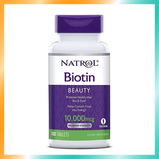 Natrol - viên uống mọc tóc natrol biotin 10.000mcg 100 viên