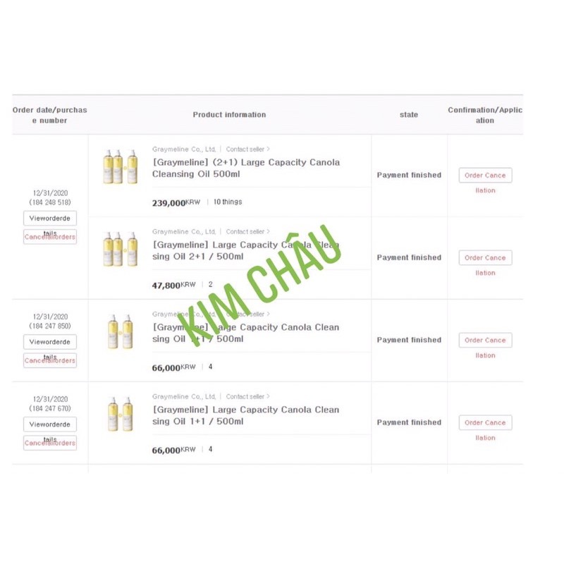 DẦU TẨY TRANG HOA CẢI GRAYMELIN VINTAGE - CANOLA CRAZY CLEANSING OIL | BigBuy360 - bigbuy360.vn