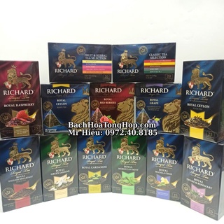 Trà Richard Royal Tea hộp giấy các vị