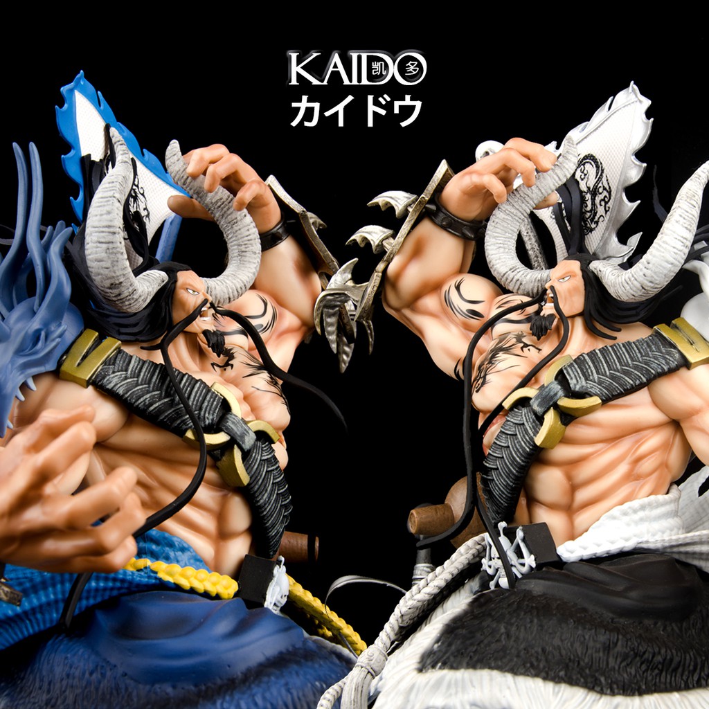 [ 35cm ] Tượng Tứ hoàng Kaido đeo cờ - One Piece - Baystore