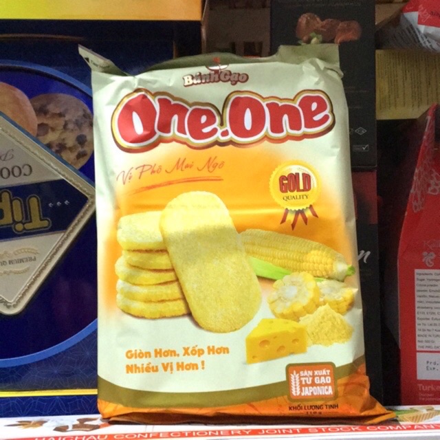 Bánh gạo One One phô mai ngô 118g