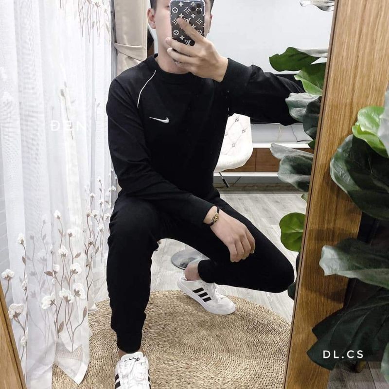 Bộ nỉ da cá nam xuất dư.