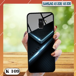 Ốp lưng kính cường lực điện thoại samsung galaxy a5 2018/ a8 2018