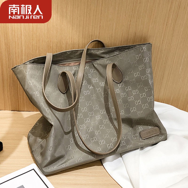 Bán trước♣☃2020 new tote bag nữ Túi có dung tích lớn vải Oxford thời trang đeo vai bố