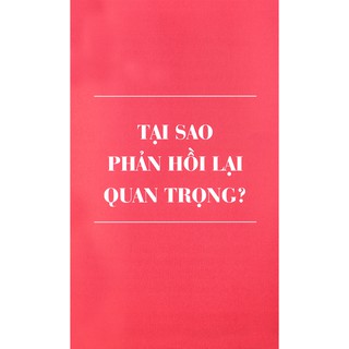 Sách - Phản hồi hiệu quả trong 20 phút (Tái bản 2018)