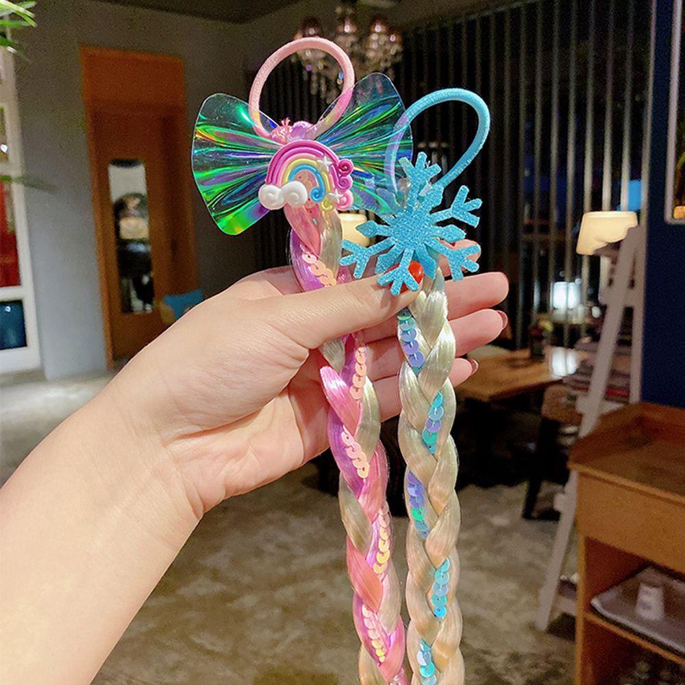 Băng Đô Cài Tóc Đính Nơ Họa Tiết Hoa Tuyết / Vỏ Sò 15H Phong Cách Bohemian Dành Cho Bé