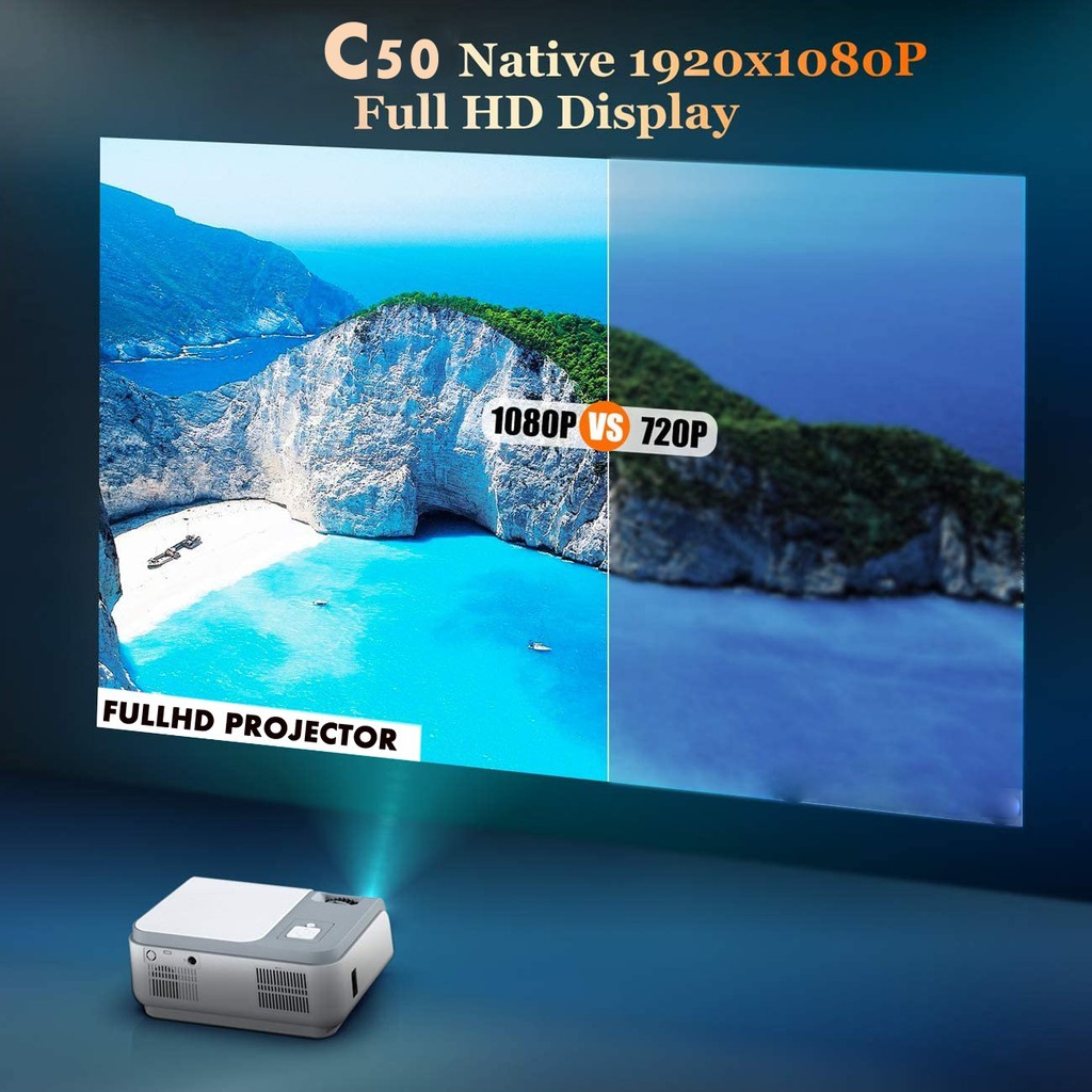 Máy chiếu Cheerlux C50 - FullHD - Mid Size - 100W