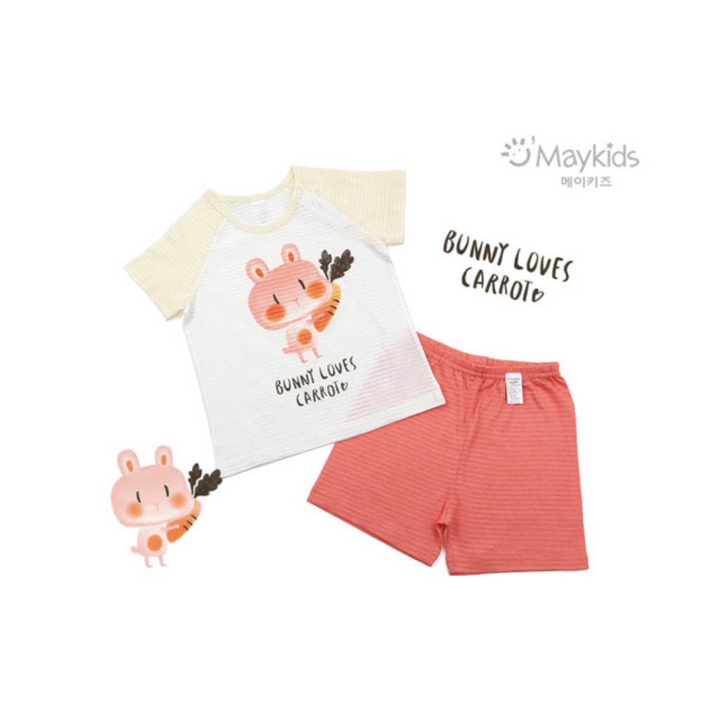 Set bộ organic cotton Maykids xuất Hàn (nhiều mẫu)