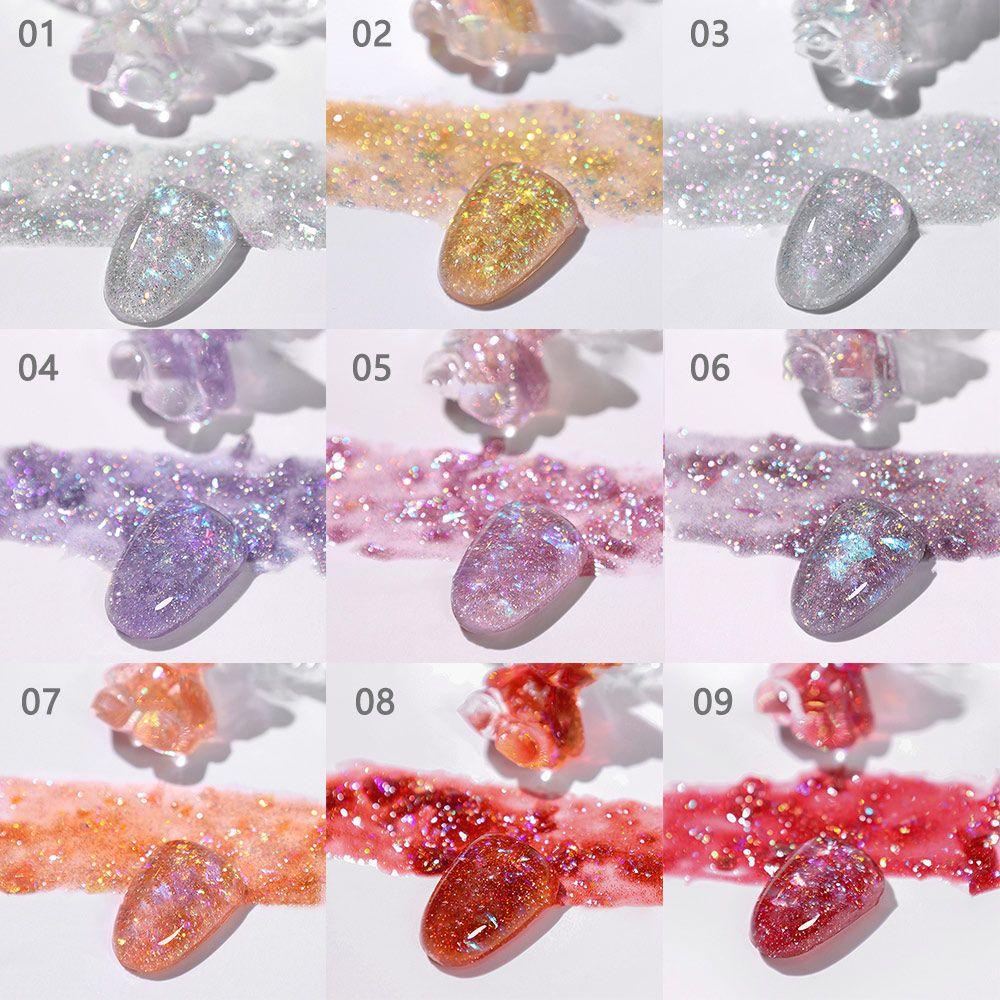 Gel Sơn Móng Tay Màu Kim Tuyến Lấp Lánh Hiệu EBINLANDS