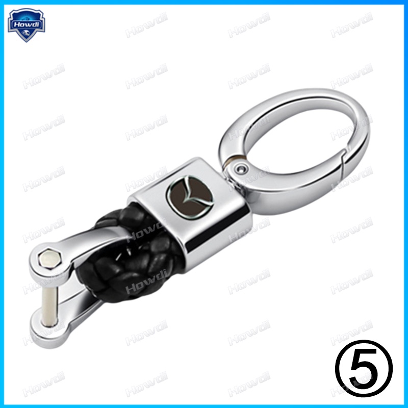 Móc khóa bằng hợp kim sáng tạo có logo cho xe Mazda