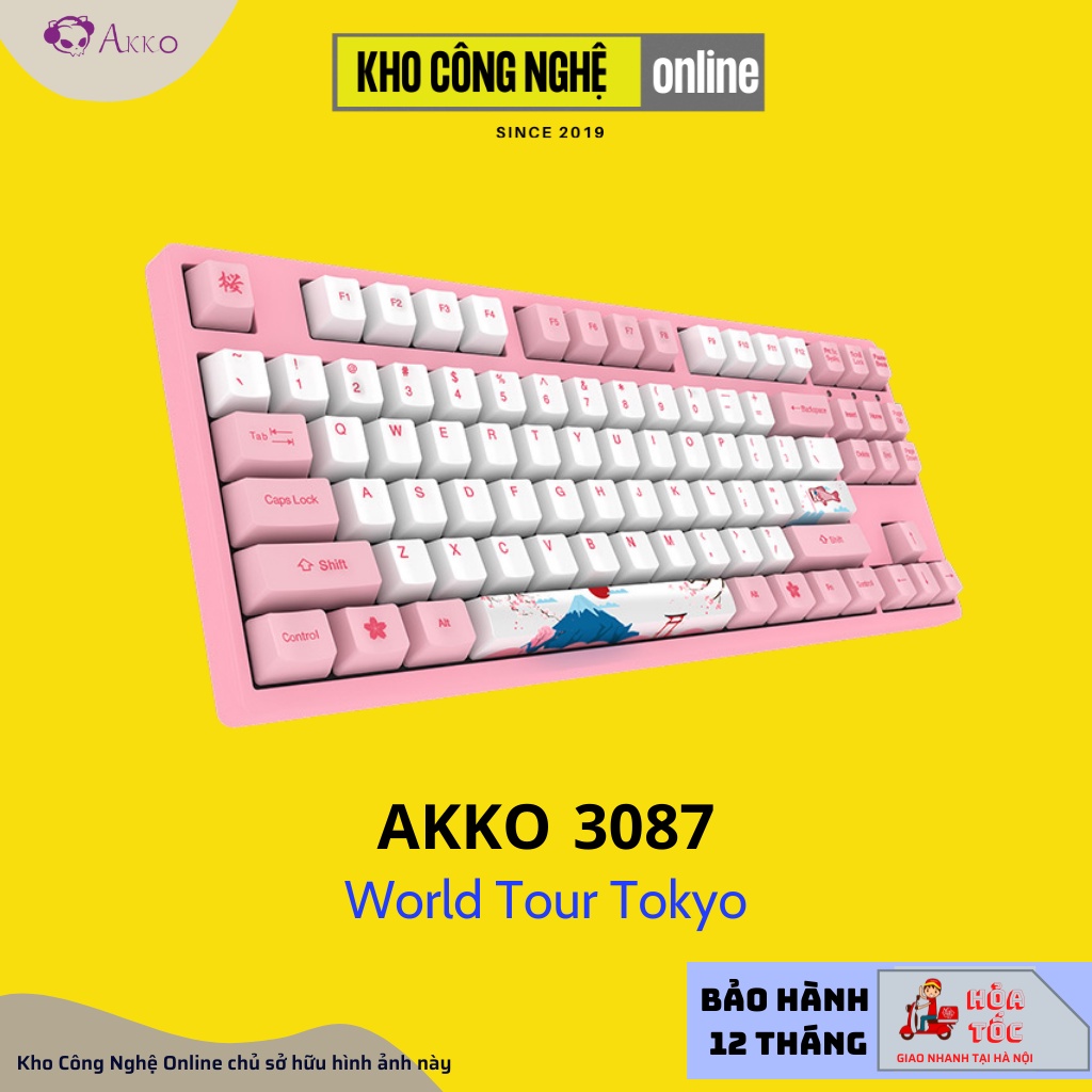 Bàn phím cơ AKKO 3087 – World Tour Tokyo (Cherry switch)