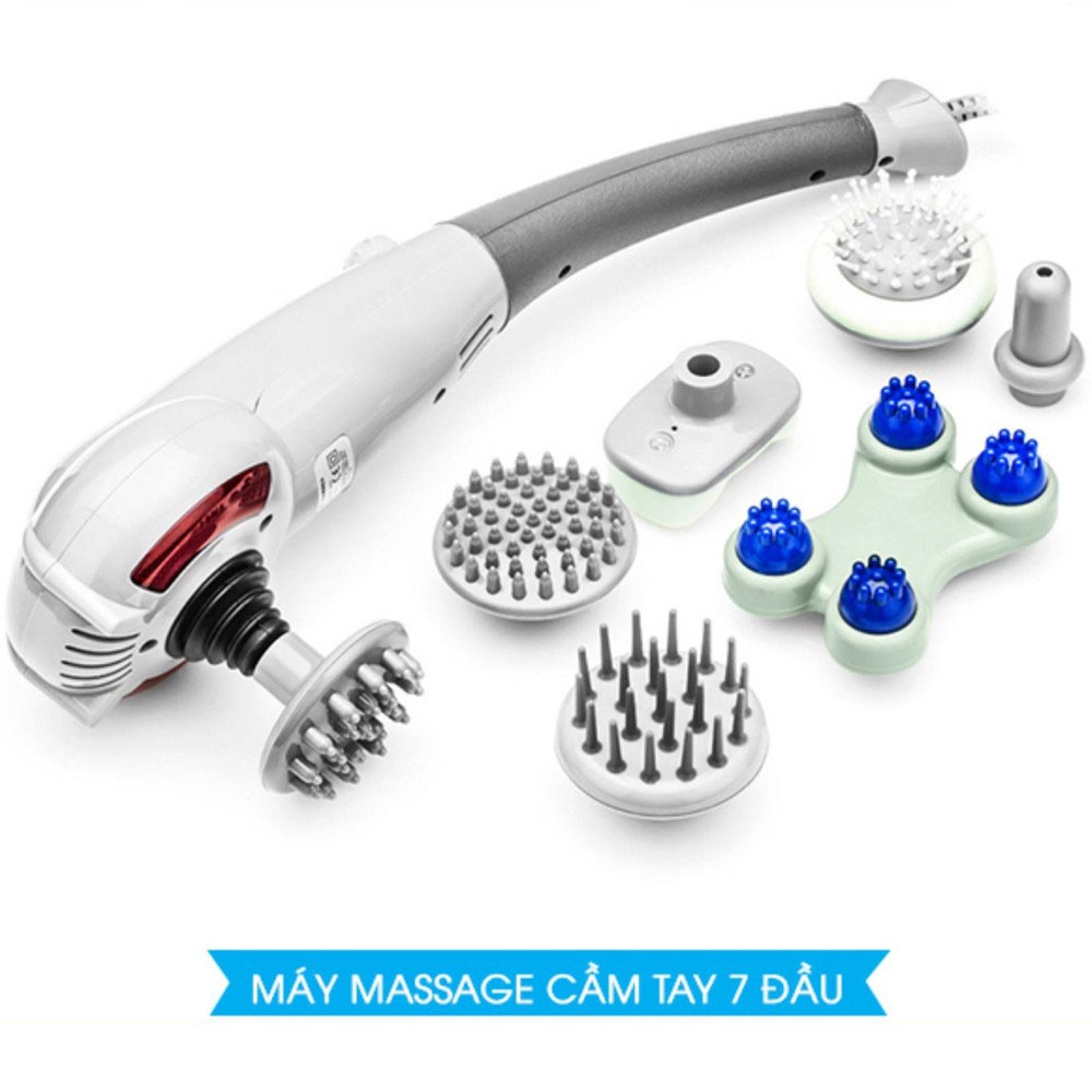 Máy Đấm Lưng 7 Đầu Xoa Bóp - Máy Massage Cầm Tay