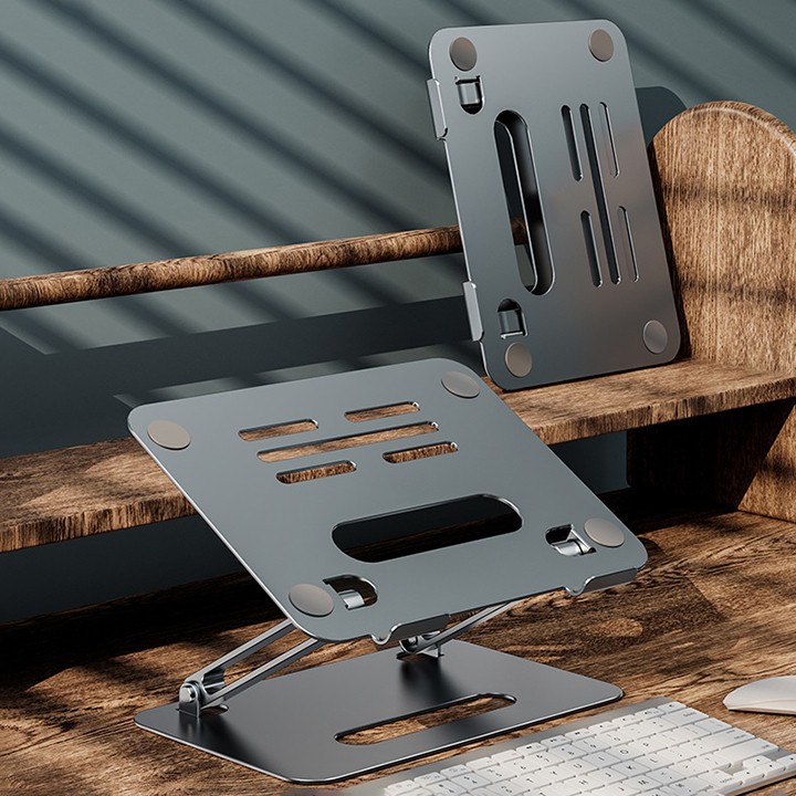 GIÁ ĐỠ MACBOOK VÀ LATOP NHÔM CNC BONERUY L04