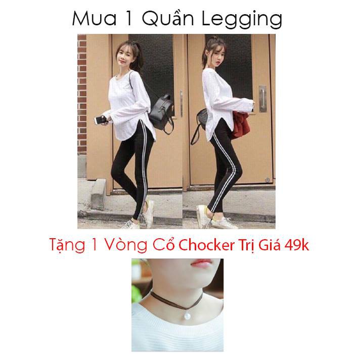 Quần Leggigng Tặng Vòng Cổ Chocker