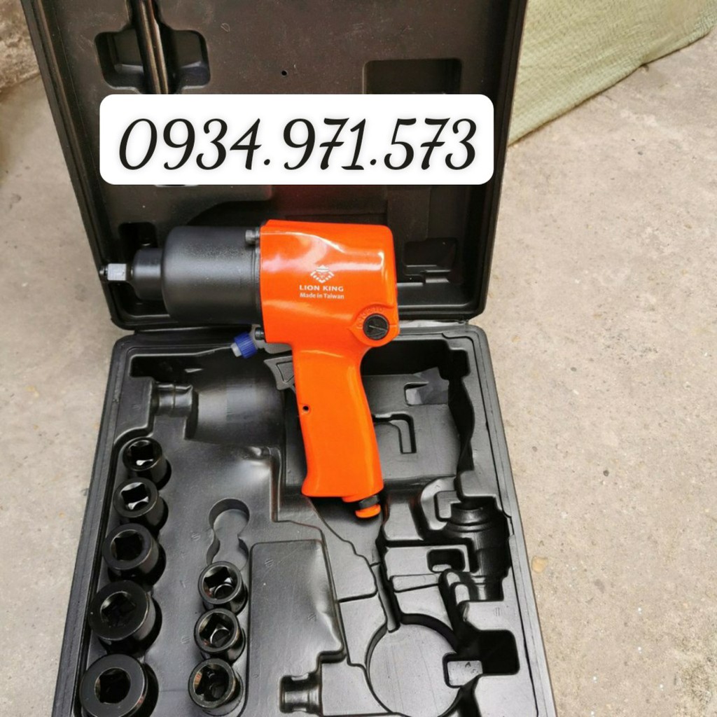 Súng bắn ốc bằng hơi 1/2 XỊN - súng 2 búa kèm đầu khẩu