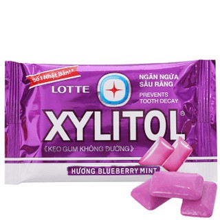 Kẹo Gum blueberry Xylitol Cool 11.6g