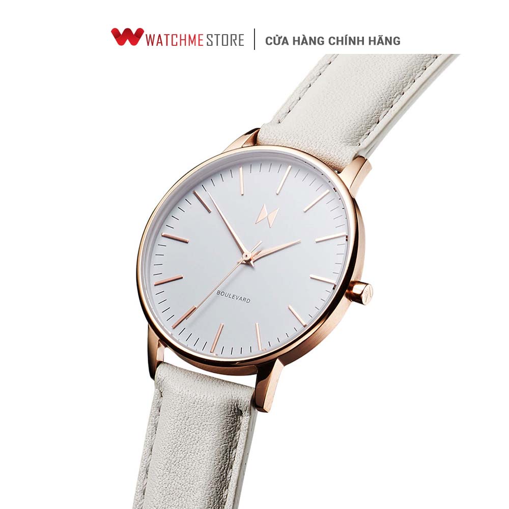 [ ĐẶC BIỆT 18-29.07 - VOUCHER 10%] - Đồng hồ Nữ MVMT dây da 38mm - D-MB01-RGGR