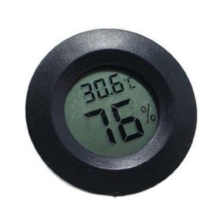 Round Embedded Digital Thermometer Hygrometer ℃/℉ Electronic Temperature and Humidity Meter