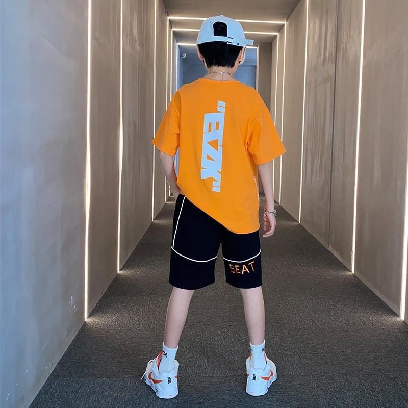 Set bộ quần áo trẻ em mùa hè dành cho bé trai 16-45KG mẫu BEAT THANH THINH