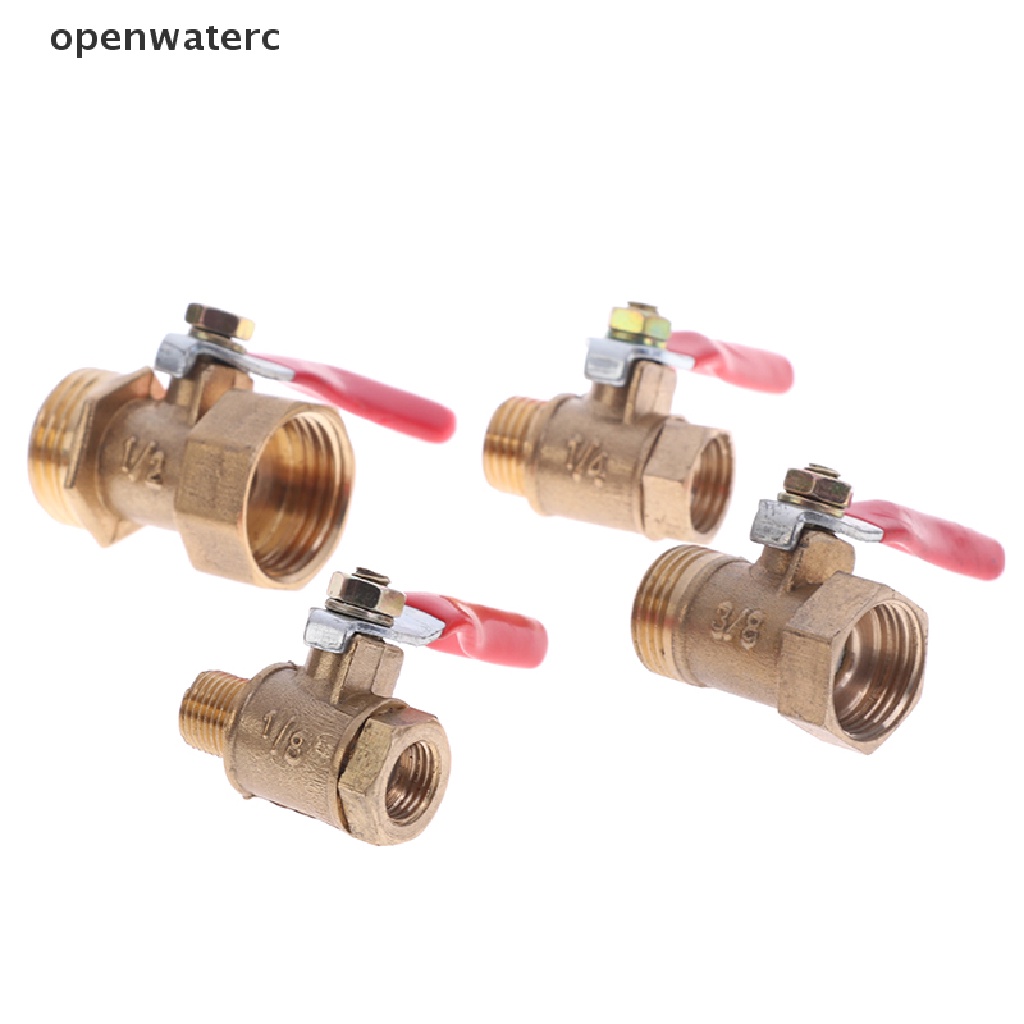 Van Nối Mở Nước Bằng Đồng Thau Kích Thước 1 / 8 &quot;1 / 4 '' 3 / 8 '' 1 / 2 '' vn