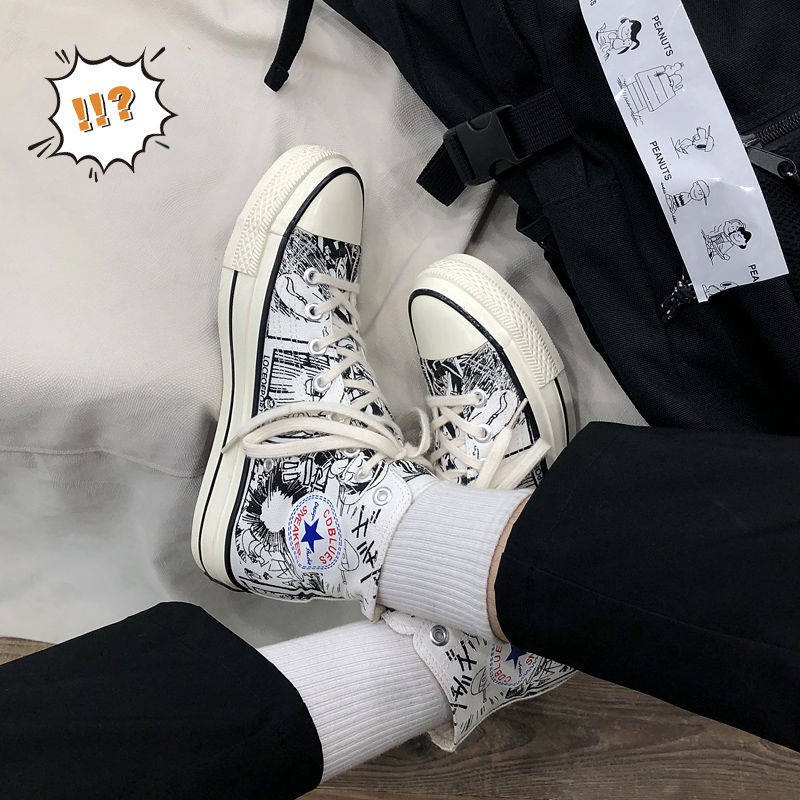 One Piece Spring xu hướng mới Graffiti giày nam | BigBuy360 - bigbuy360.vn