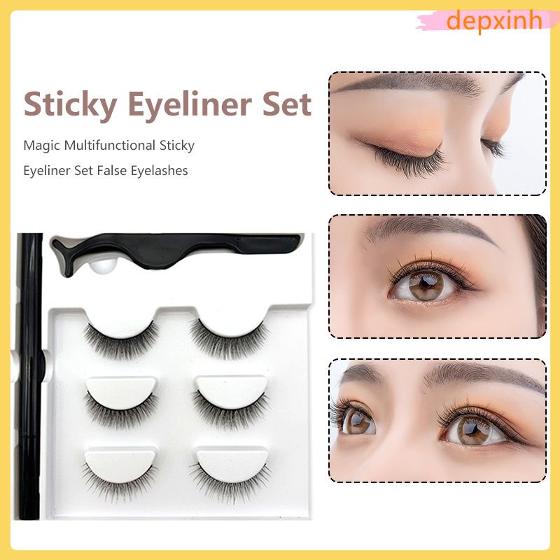Bộ ba cặp lông mi giả từ tính 3D kèm bút kẻ mắt dạng lỏng
 | BigBuy360 - bigbuy360.vn