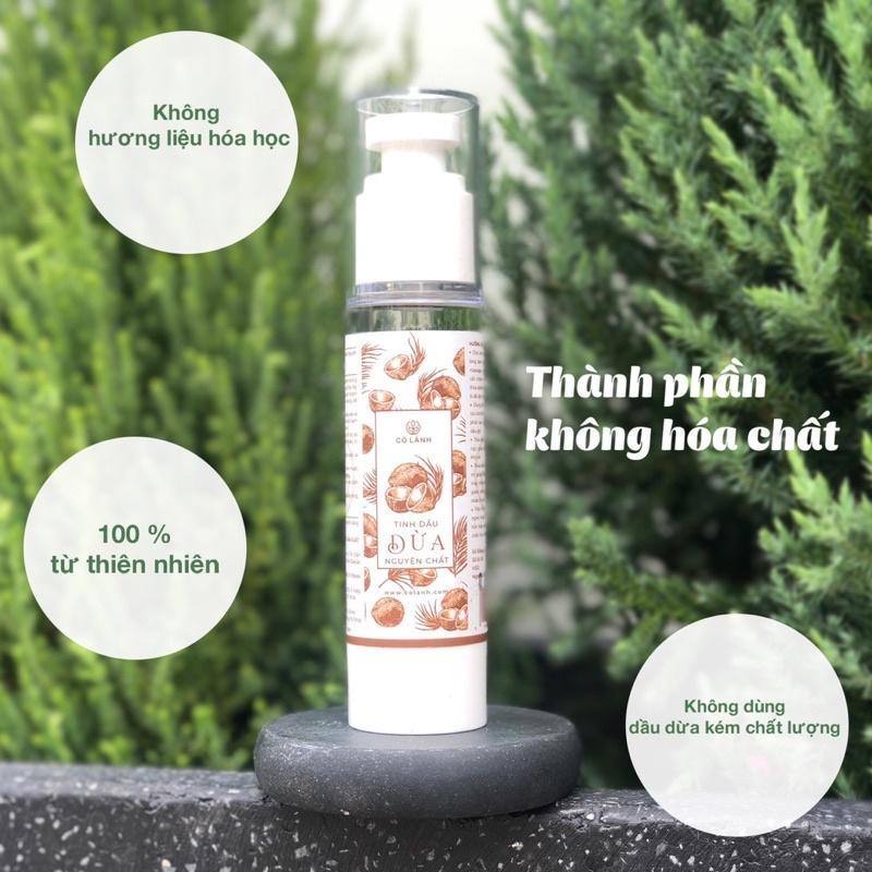 Tinh Dầu Dừa Cỏ Lành 50ml Chăm sóc da cho cả Mẹ và Bé