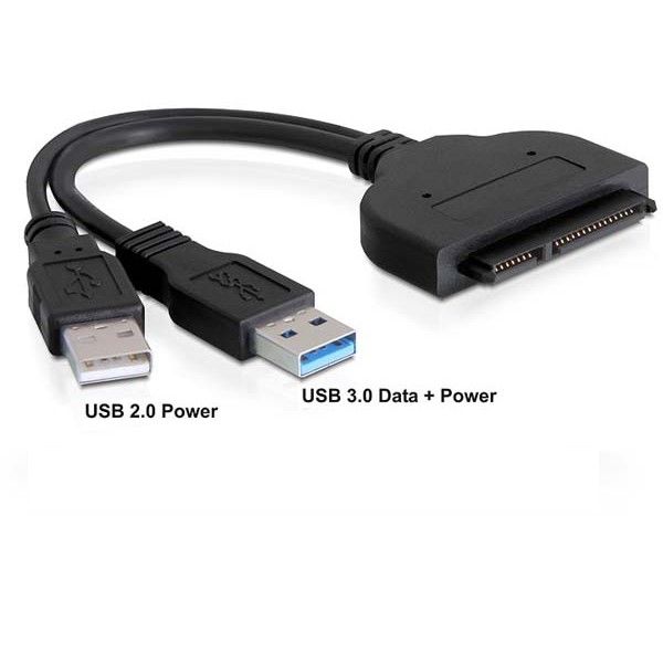 Dây cáp chuyển đổi SATA 3 USB 3.0 sang SATA hỗ trợ 2.5 inch SSD HDD SATA 22 pin | BigBuy360 - bigbuy360.vn