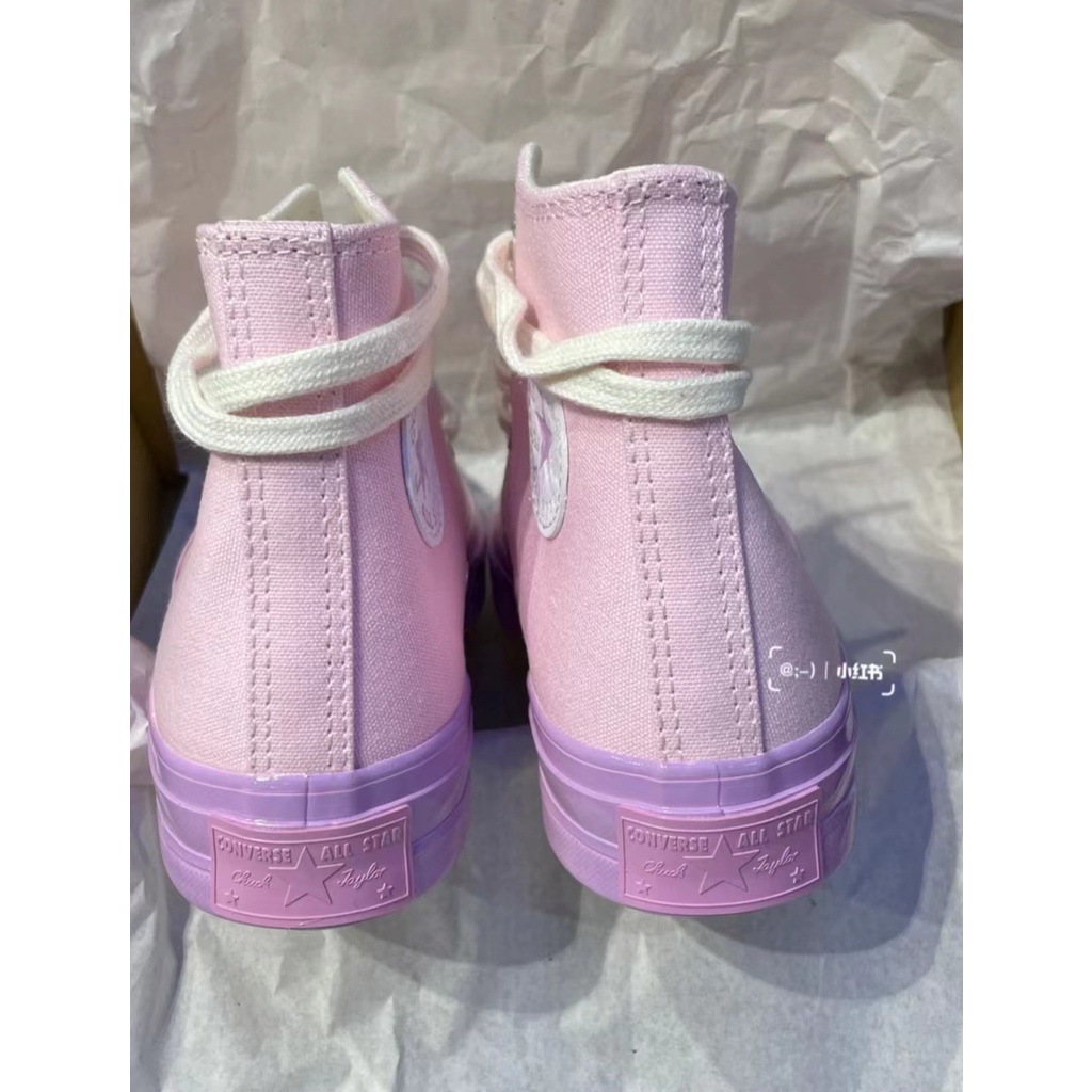 Giày Converse Chuck Taylor All Star 1970s Ox Cổ Cao Màu Tím Gradient-1009