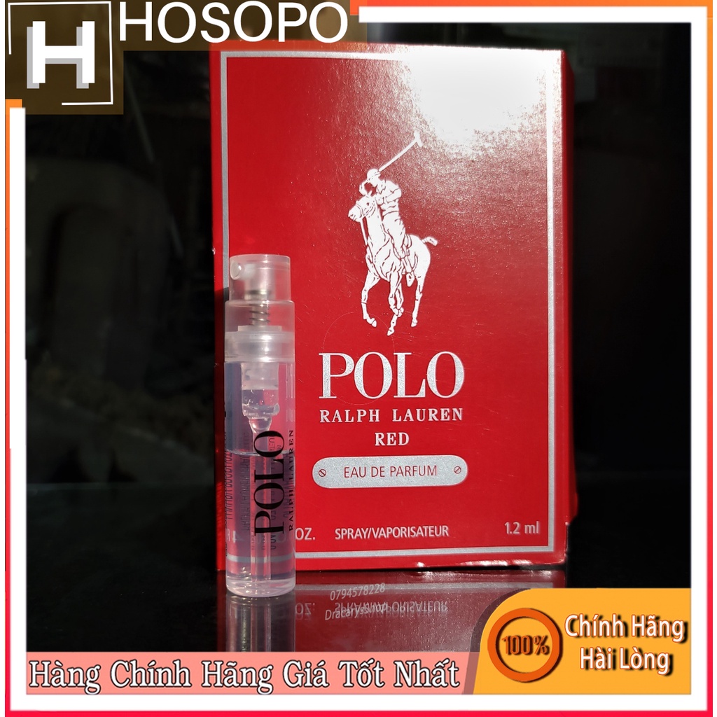 Nước Hoa Ralph Lauren Polo Red Eau De Parfum Sample 1.2ml