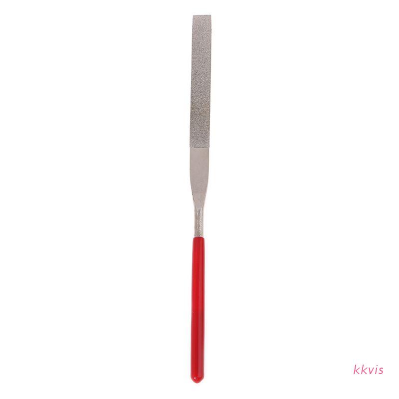 Kkvi 1 Cây Mài Phẳng Bề Mặt Kim Cương 180mm Tay Cầm Cao Su Dài