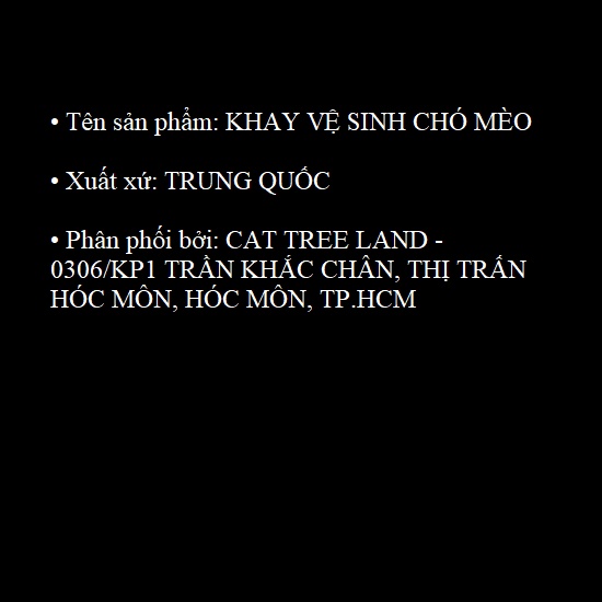 KHAY VỆ SINH CHO MÈO, CHỐNG VĂNG CÁT, TẶNG KÈM XẺNG - CHẬU CÁT VỆ SINH CHO MÈO - THAU CÁT VỆ SINH CHO MÈO