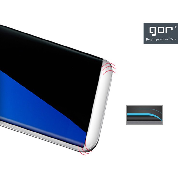 Miếng dán dẻo toàn màn hình cho Samsung S8 Plus hiệu Gor
