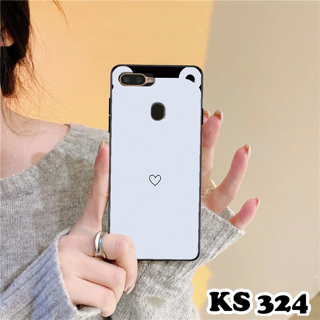 Ốp lưng Oppo A5s - Oppo A7 - Oppo A12 - Ốp in hình Tai thỏ - Chất liệu TPU cao cấp