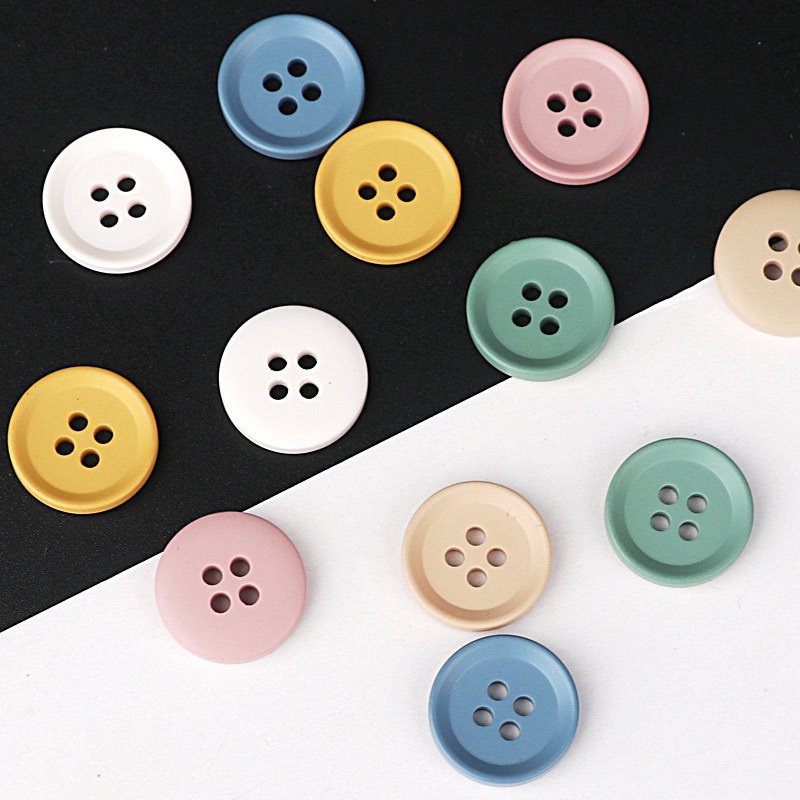 Set 6 Nút Áo Kiểu Dáng Đơn Giản Thời Trang Dành Cho Nữ