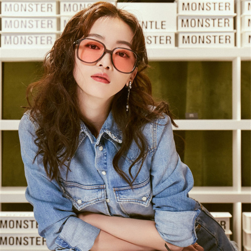 (Hàng Mới Về) Kính Mát Thời Trang Hàn Quốc Phong Cách Retro Cho Nữ