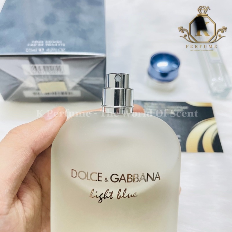 [K Perfume Chính Hãng] Nước Hoa Nam D&G Light Blue Pour Homme | Thế Giới Skin Care