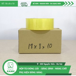 50 hộp 18x8x10 cm, Thùng, hộp COD, hộp cactong, hộp carton